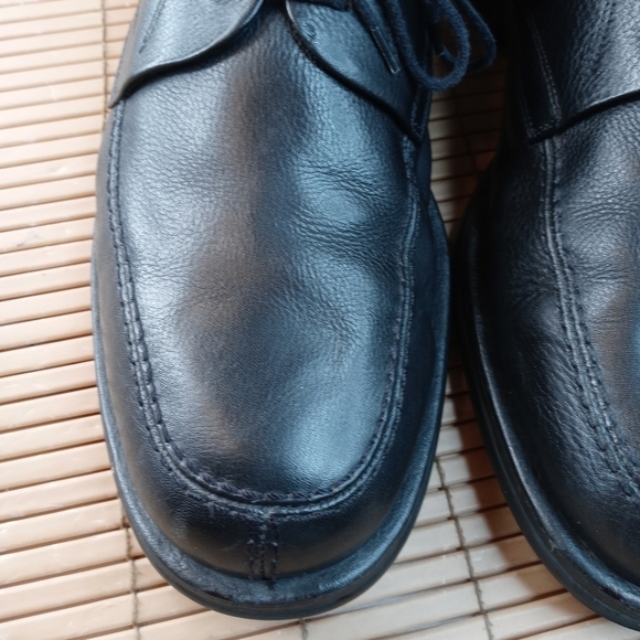SANDRO MOSCOLONI VINEYARD BLACK LEATHER OXFORD DRESS SHOES SZ 13 D. 59.1pm main image 6